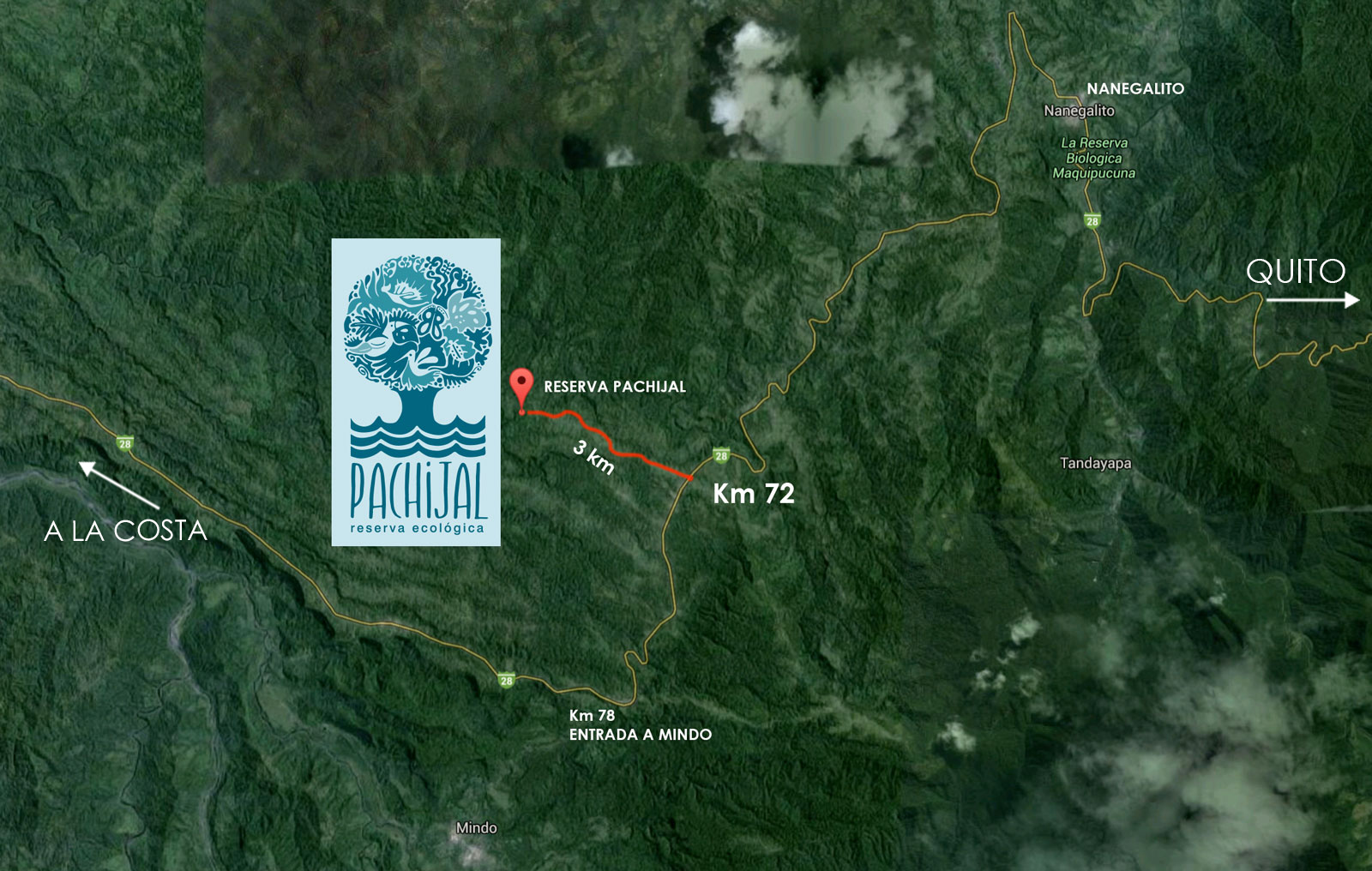 mapa Reserva Pachijal
